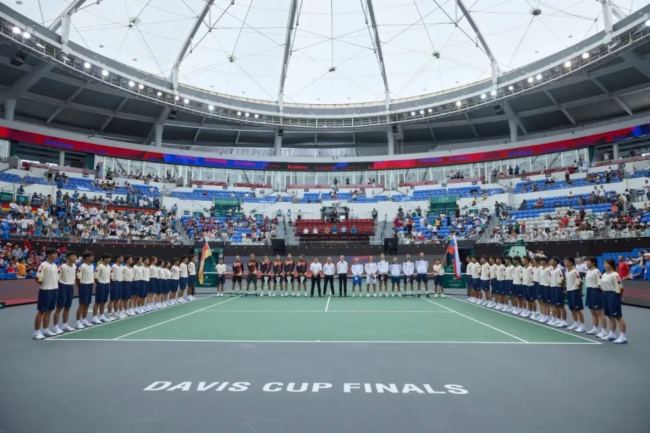 BB贝博点亮戴维斯杯 见证世界四强决战珠海